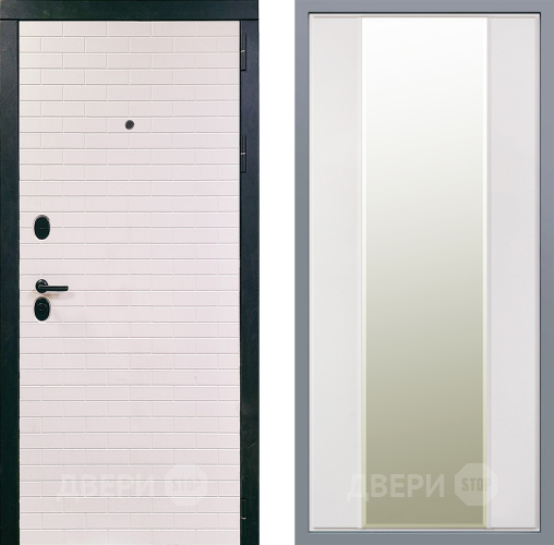 Дверь Заводские двери Сохо Зеркало Макси Белый матовый в Электростали