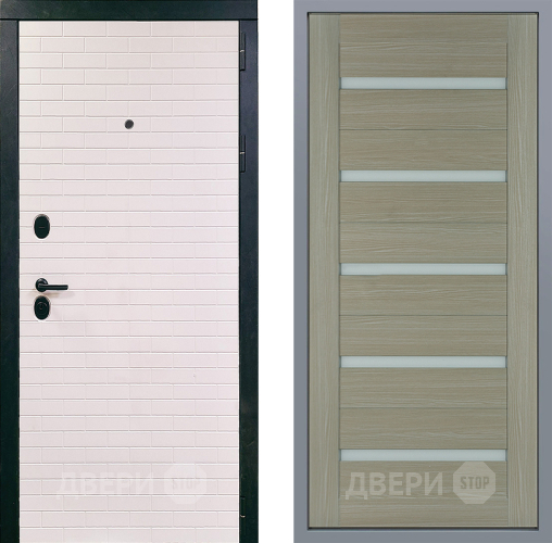 Дверь Заводские двери Сохо СБ-1 Капучино в Электростали