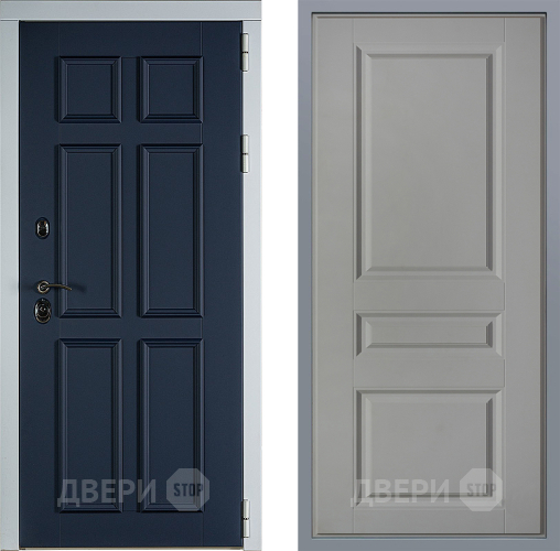 Дверь Заводские двери Стокгольм Стокгольм Грей софт в Электростали