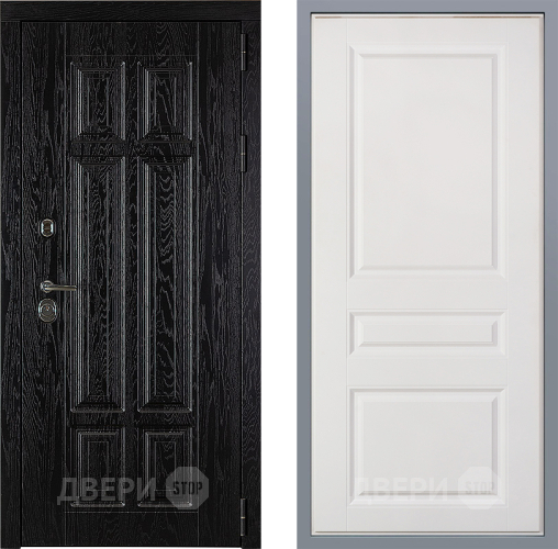 Дверь Заводские двери Мюнхен Стокгольм Белый софт в Электростали