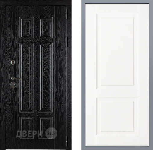 Дверь Заводские двери Мюнхен Доррен Белый софт в Электростали