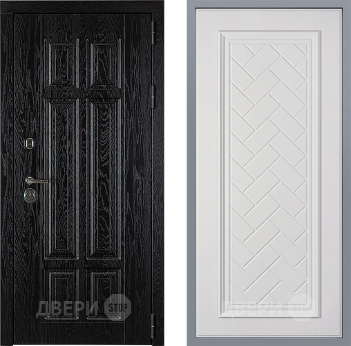 Дверь Заводские двери Мюнхен Упра Белый софт в Электростали