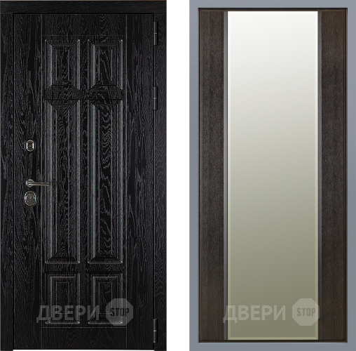 Дверь Заводские двери Мюнхен Зеркало Макси Венге в Электростали