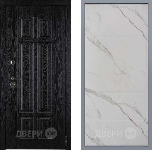 Дверь Заводские двери Мюнхен Тривия Мрамор белый в Электростали