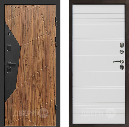 Входная металлическая Дверь Престиж Avangard Line Белый в Электростали