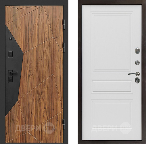 Входная металлическая Дверь Престиж Avangard Классика Лиственница белая в Электростали