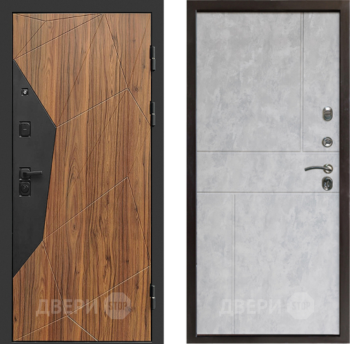 Входная металлическая Дверь Престиж Avangard Горизонт Бетон светлый в Электростали