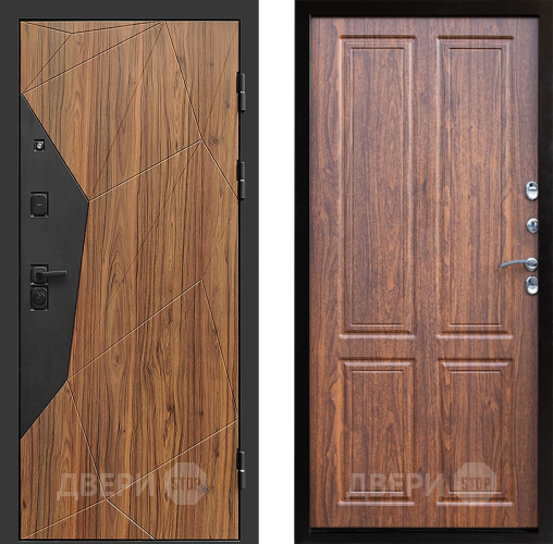 Входная металлическая Дверь Престиж Avangard Премиум Орех светлый в Электростали