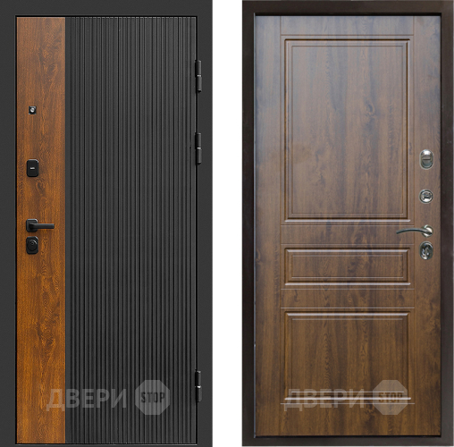 Входная металлическая Дверь Престиж Prestizh Классика Дуб в Электростали