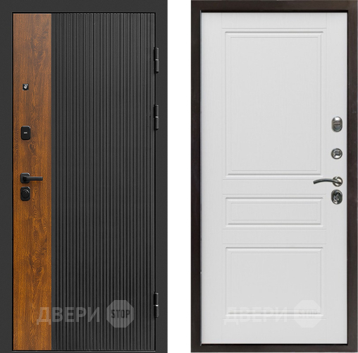 Входная металлическая Дверь Престиж Prestizh Классика Лиственница белая в Электростали