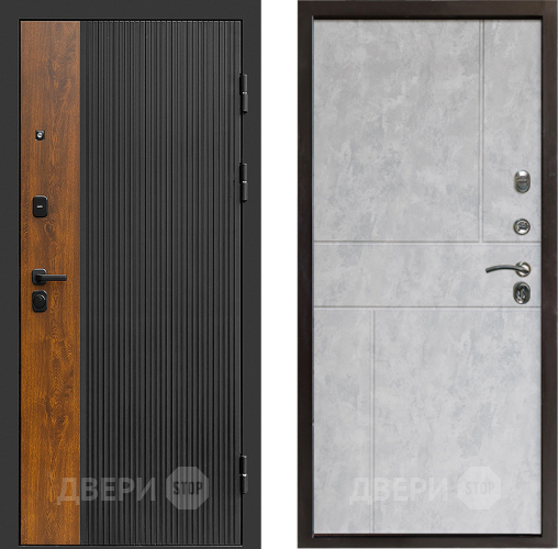 Входная металлическая Дверь Престиж Prestizh Горизонт Бетон светлый в Электростали