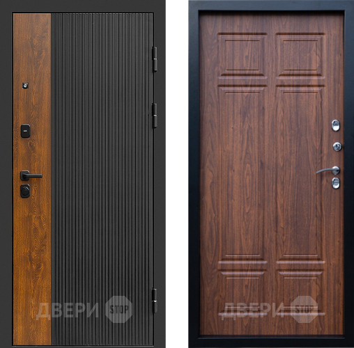 Входная металлическая Дверь Престиж Prestizh Премиум Орех темный в Электростали