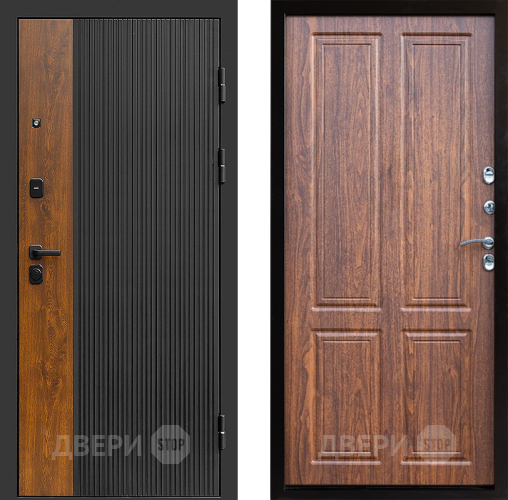 Входная металлическая Дверь Престиж Prestizh Премиум Орех светлый в Электростали