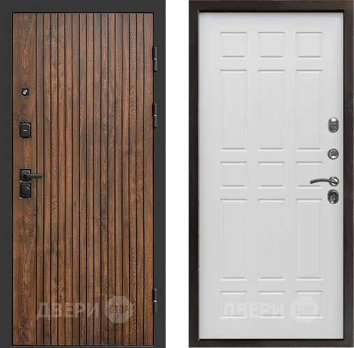 Входная металлическая Дверь Престиж Tvist Спарта Лиственница белая в Электростали