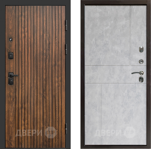 Входная металлическая Дверь Престиж Tvist Горизонт Бетон светлый в Электростали