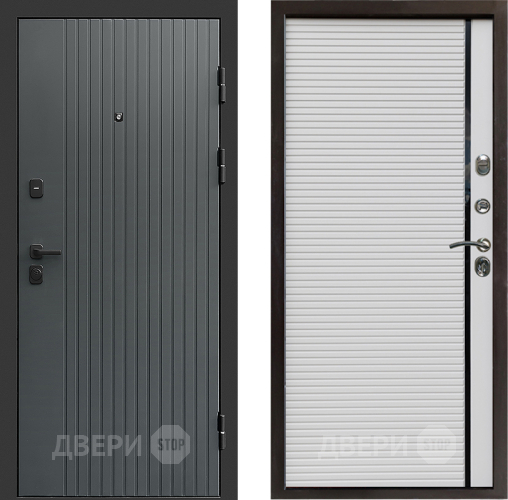Входная металлическая Дверь Престиж Tvist Grey Porte Белый в Электростали