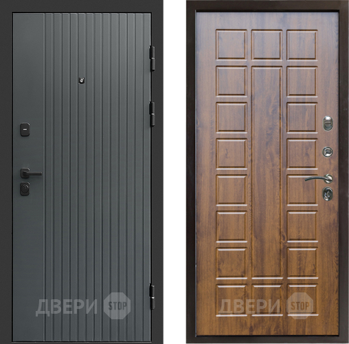 Входная металлическая Дверь Престиж Tvist Grey Престиж Дуб в Электростали