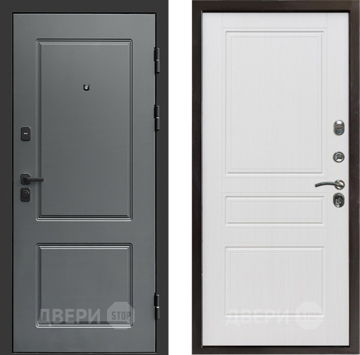 Входная металлическая Дверь Престиж Verona Классика Белое дерево в Электростали