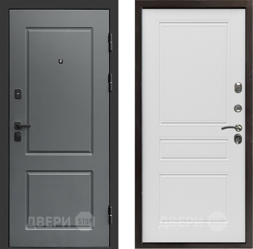 Входная металлическая Дверь Престиж Verona Классика Лиственница белая в Электростали