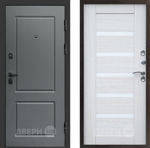 Входная металлическая Дверь Престиж Verona Царга Лиственница белая в Электростали