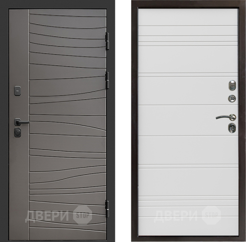 Входная металлическая Дверь Престиж Siciliya Line Белый в Электростали