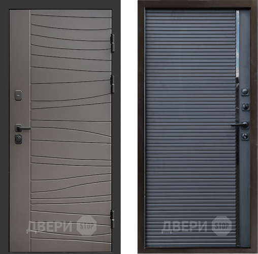 Входная металлическая Дверь Престиж Siciliya Porte Черный кварц в Электростали