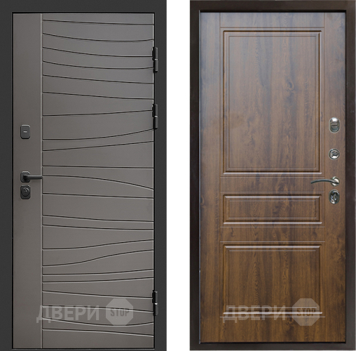 Входная металлическая Дверь Престиж Siciliya Классика Дуб в Электростали