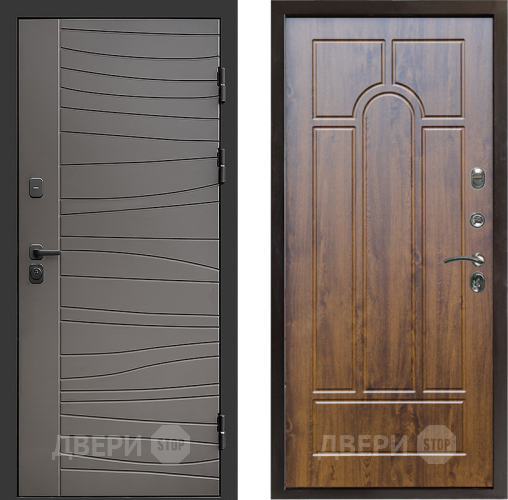 Входная металлическая Дверь Престиж Siciliya Арка Дуб в Электростали