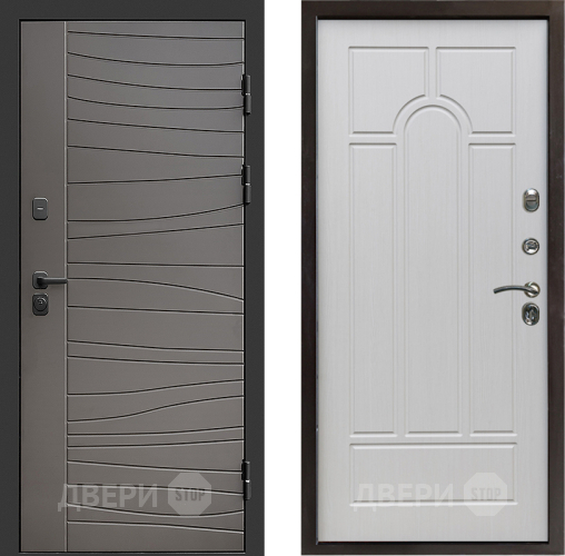 Входная металлическая Дверь Престиж Siciliya Арка Лиственница белая в Электростали