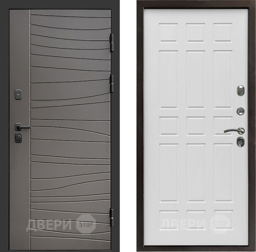 Входная металлическая Дверь Престиж Siciliya Спарта Белое дерево в Электростали