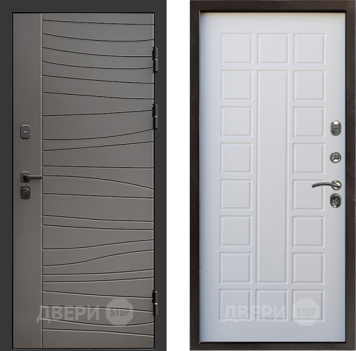 Входная металлическая Дверь Престиж Siciliya Престиж Белое дерево в Электростали