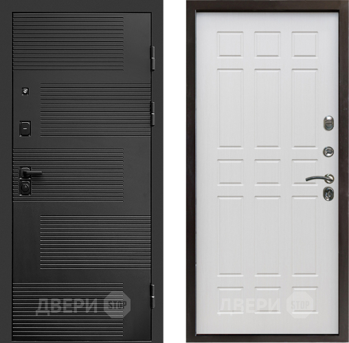 Входная металлическая Дверь Престиж Favorit Спарта Лиственница белая в Электростали