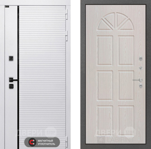 Входная металлическая Дверь Лабиринт (LABIRINT) Royal 15 VINORIT Алмон 25 в Электростали