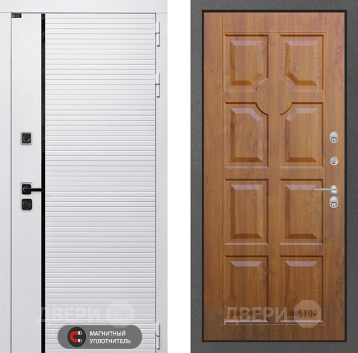 Входная металлическая Дверь Лабиринт (LABIRINT) Royal 17 Дуб золото в Электростали