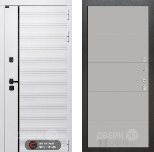 Дверь Лабиринт (LABIRINT) Royal 13 Грей софт в Электростали