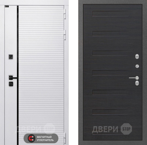 Входная металлическая Дверь Лабиринт (LABIRINT) Royal 14 Эковенге поперечный в Электростали