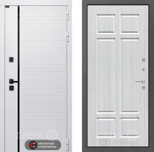 Входная металлическая Дверь Лабиринт (LABIRINT) Royal 08 Кристалл вуд в Электростали