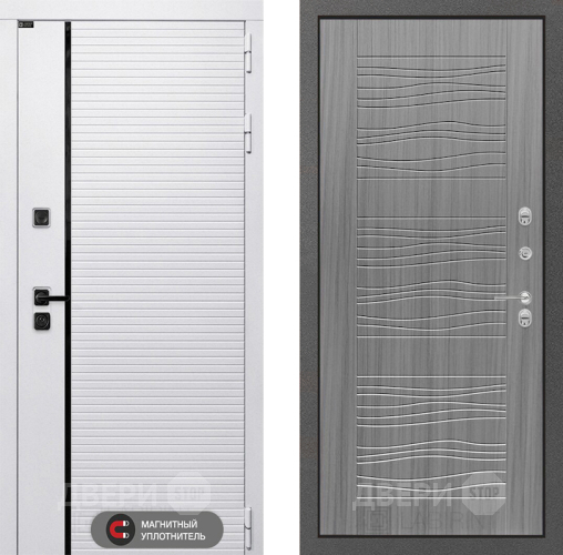 Входная металлическая Дверь Лабиринт (LABIRINT) Royal 06 Сандал грей в Электростали