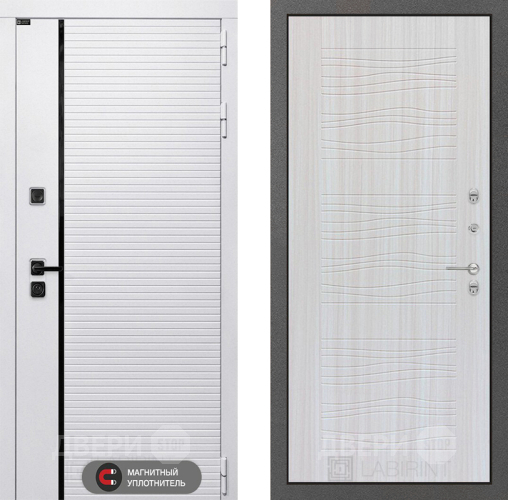 Дверь Лабиринт (LABIRINT) Royal 06 Сандал белый в Электростали