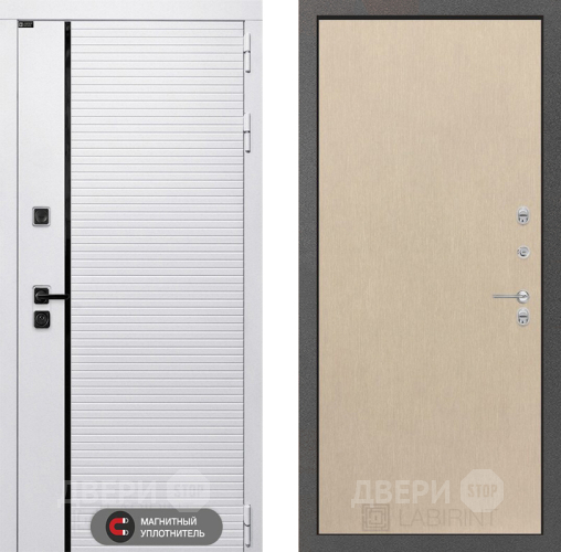 Входная металлическая Дверь Лабиринт (LABIRINT) Royal 05 Венге светлый в Электростали