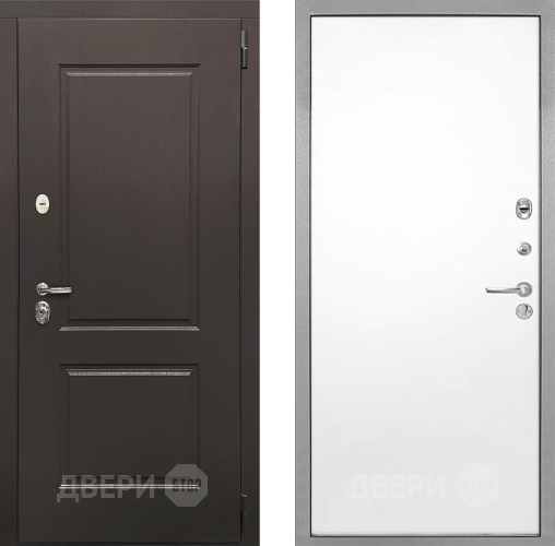 Входная металлическая Дверь Интекрон (INTECRON) Кампо Гладкая Силк Сноу в Электростали