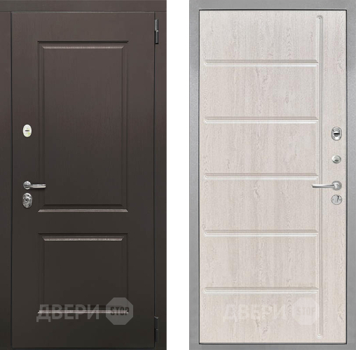 Входная металлическая Дверь Интекрон (INTECRON) Кампо ФЛ-102 Сосна белая в Электростали