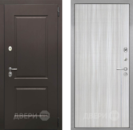 Входная металлическая Дверь Интекрон (INTECRON) Кампо В-07 с молдингом Сандал белый в Электростали