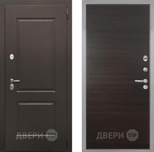 Входная металлическая Дверь Интекрон (INTECRON) Кампо Гладкая Эковенге поперечный в Электростали