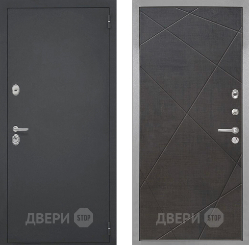 Входная металлическая Дверь Интекрон (INTECRON) Гектор Лучи-М Венге распил кофе в Электростали