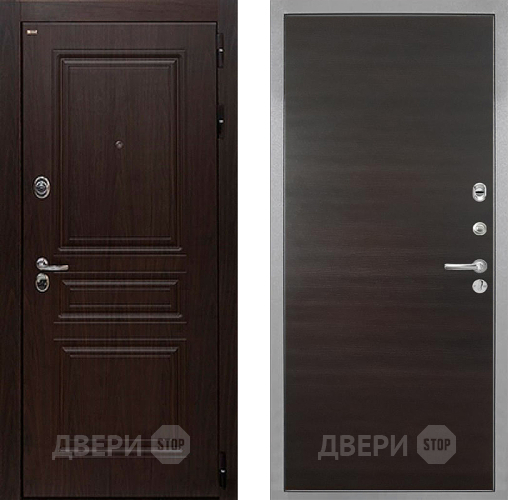 Дверь Интекрон (INTECRON) Брайтон Тиковое Дерево Гладкая Эковенге поперечный в Электростали