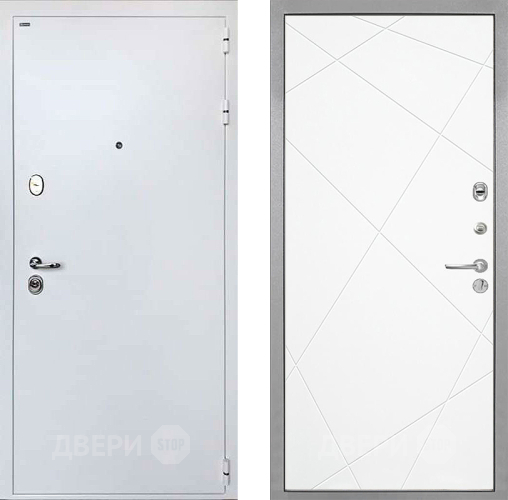 Входная металлическая Дверь Интекрон (INTECRON) Колизей White Лучи-М Софт милк в Электростали