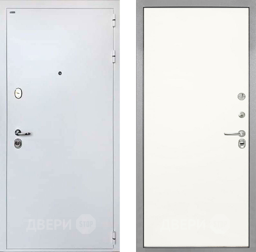 Входная металлическая Дверь Интекрон (INTECRON) Колизей White Гладкая Слоновая кость в Электростали