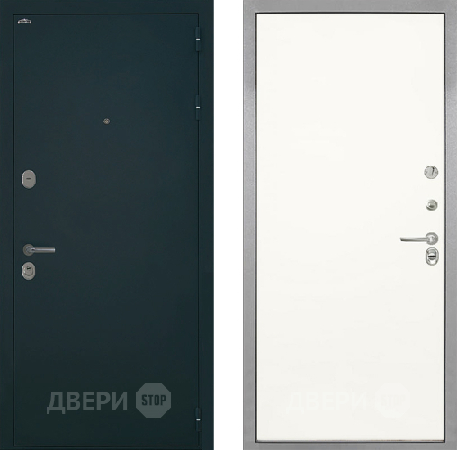 Входная металлическая Дверь Интекрон (INTECRON) Греция Гладкая Слоновая кость в Электростали