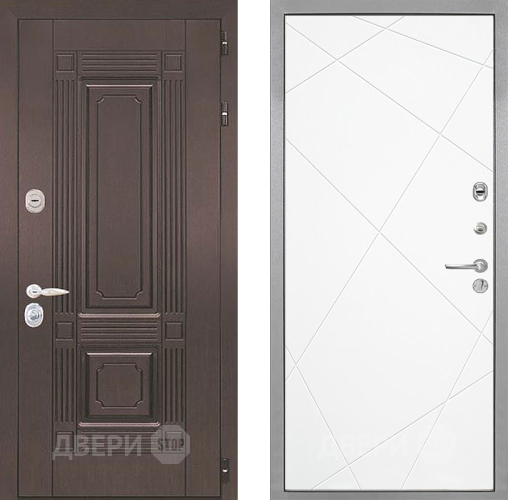 Входная металлическая Дверь Интекрон (INTECRON) Италия Лучи-М Софт милк в Электростали